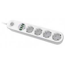 Esta regleta Phasak con 4 tomas protege sus
